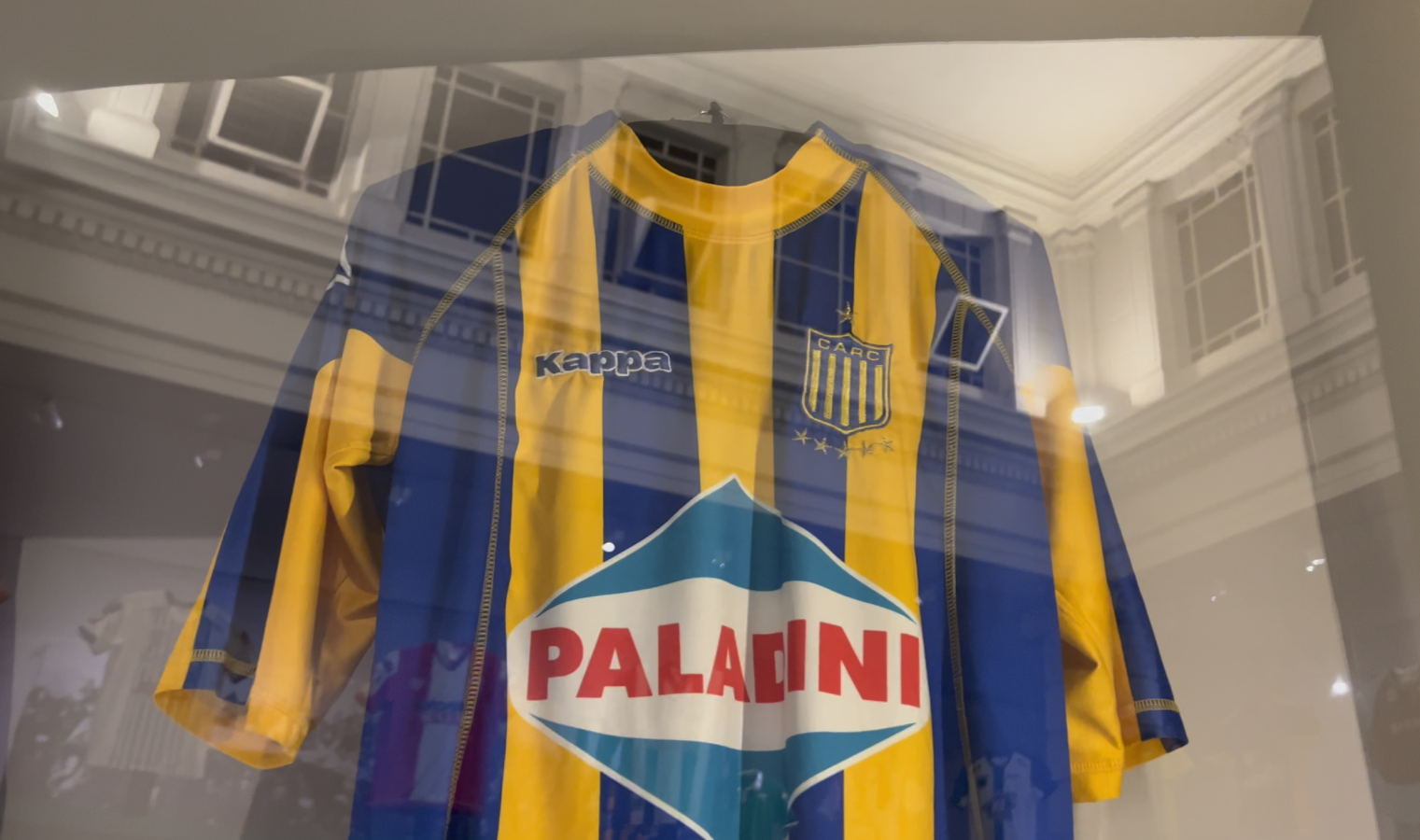 Imagen La camiseta de Ángel Di María en sus inicios en Rosario Central