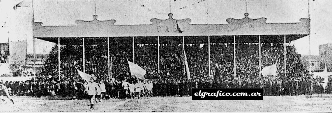 Imagen Un vista de la cancha en Wilde en 1914.