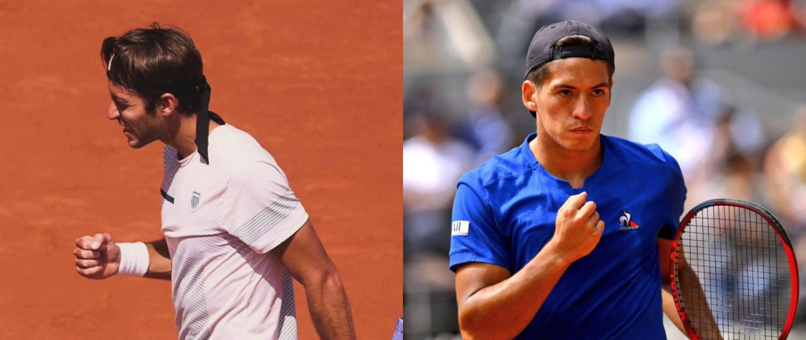 Imagen de Tomás Etcheverry y Sebastián Baéz superaron sus debuts en el Masters 1000 de Roma