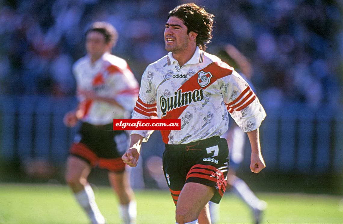 Imagen Llegó a River en su época más gloriosa de la década del 90.