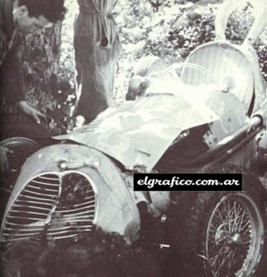 Imagen Así quedó el Maserati del Chueco.