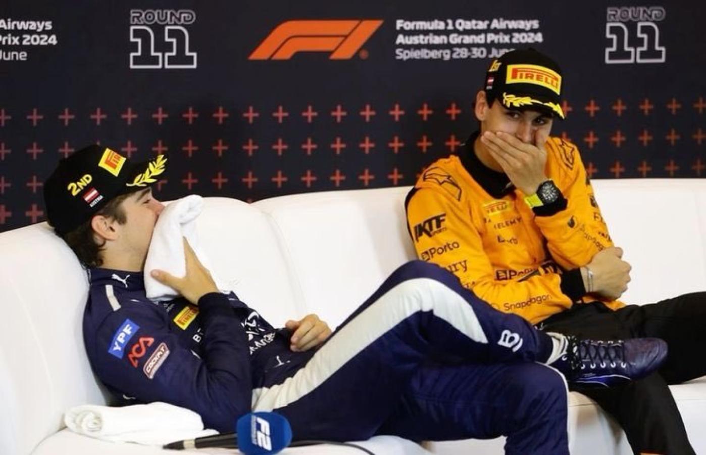 Imagen Colapinto y Bortoleto, el brasileño que tiene encaminado el vínculo con Sauber, tienen una buena relación.
