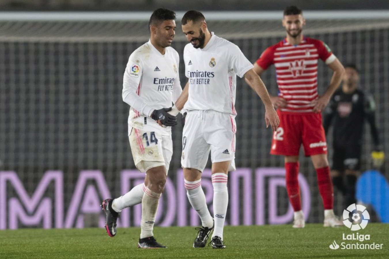 Imagen Casemiro y Benzema, los autores de los goles