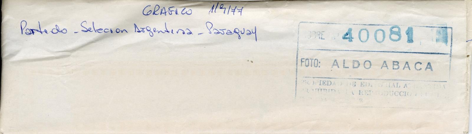 Imagen El sobre donde se encontraron los registros del debut de Diego Maradona con la 10 de la Selección Nacional