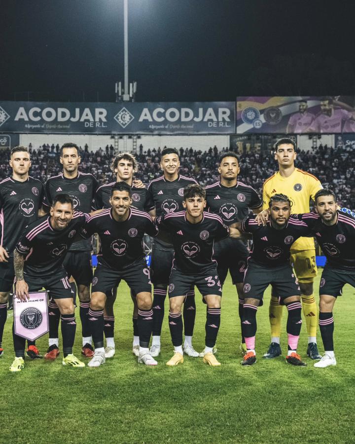 Imagen Inter Miami y los once para el amistoso