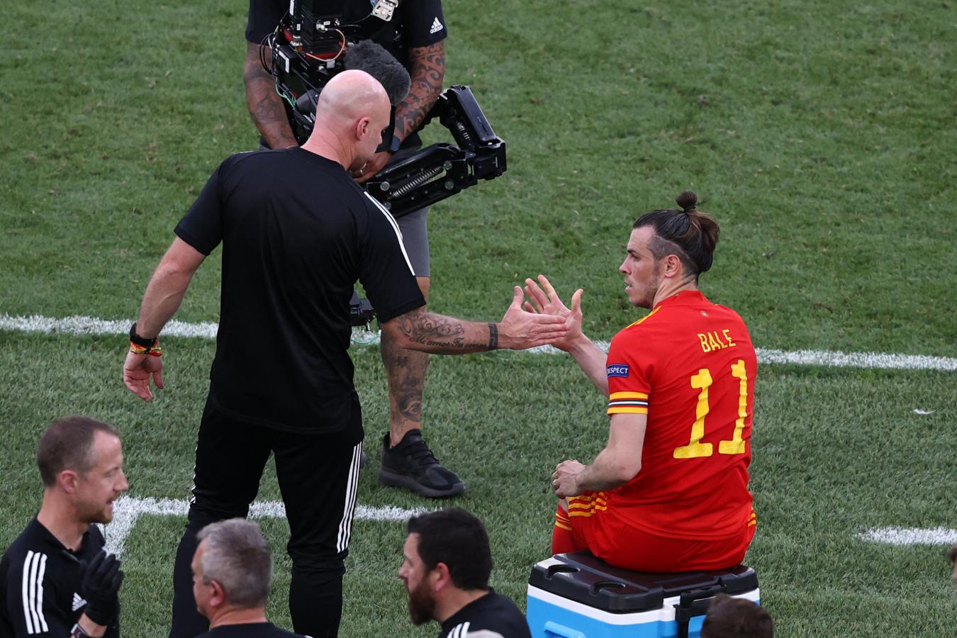 Imagen Page con Gareth Bale. Imagen: AFP / Ryan Pierse