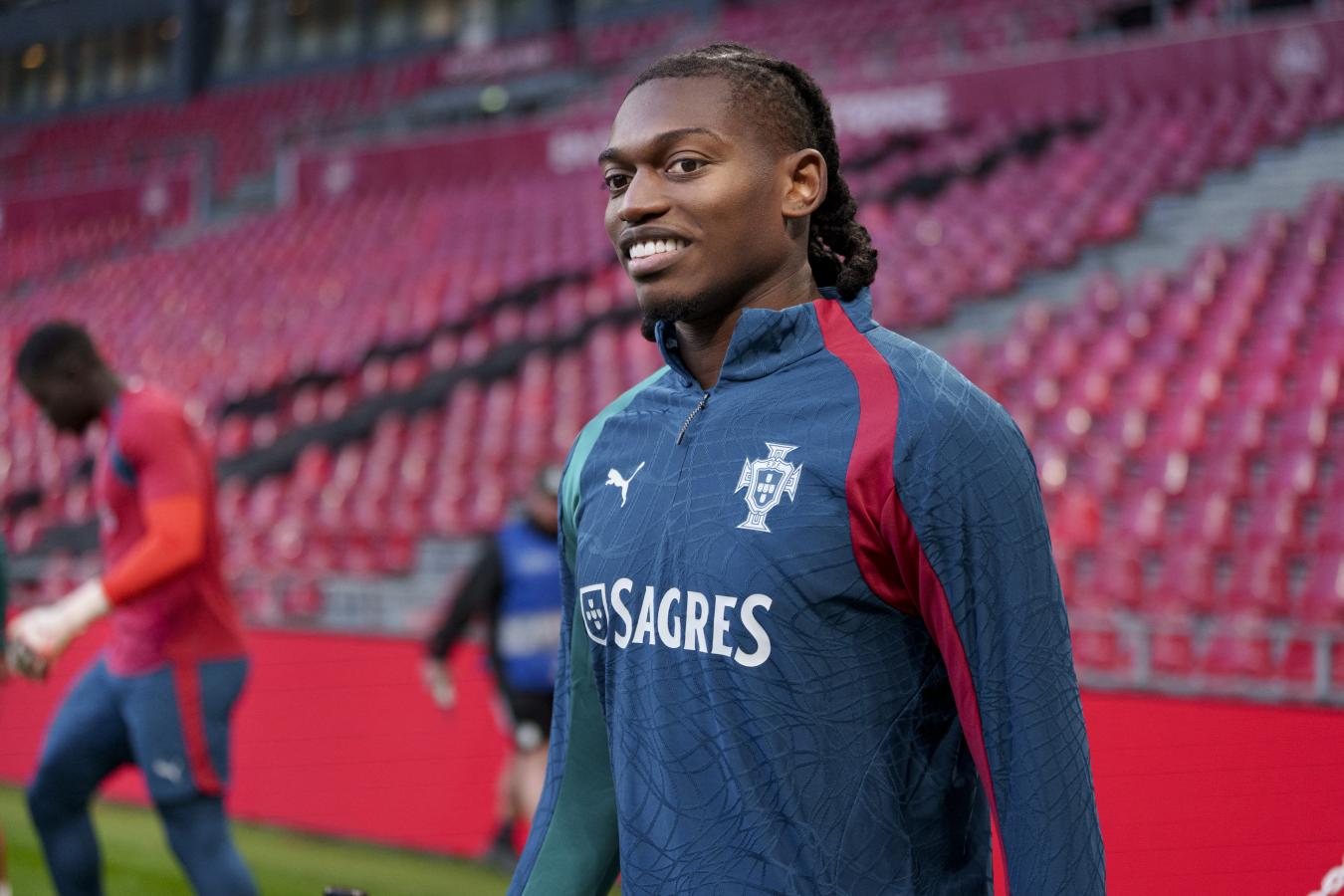 Imagen Rafael Leao, el nuevo 7 de la selección de Portugal (AFP).