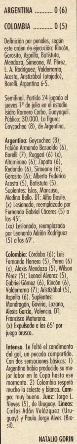 Imagen Argentina - Colombia