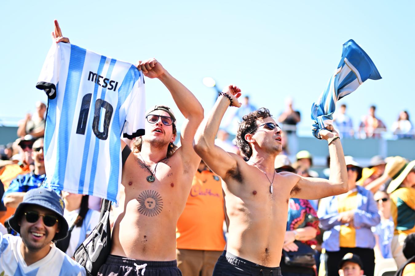 Imagen El público argentino se hizo notar en Townsville.