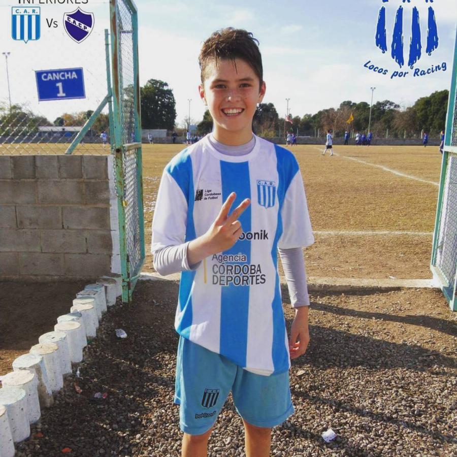Imagen Panichelli, con la camiseta de Racing de Córdoba.