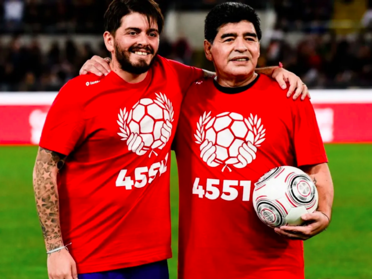 Imagen Diego JR y el pedido de retirar las "10" donde jugó Maradona