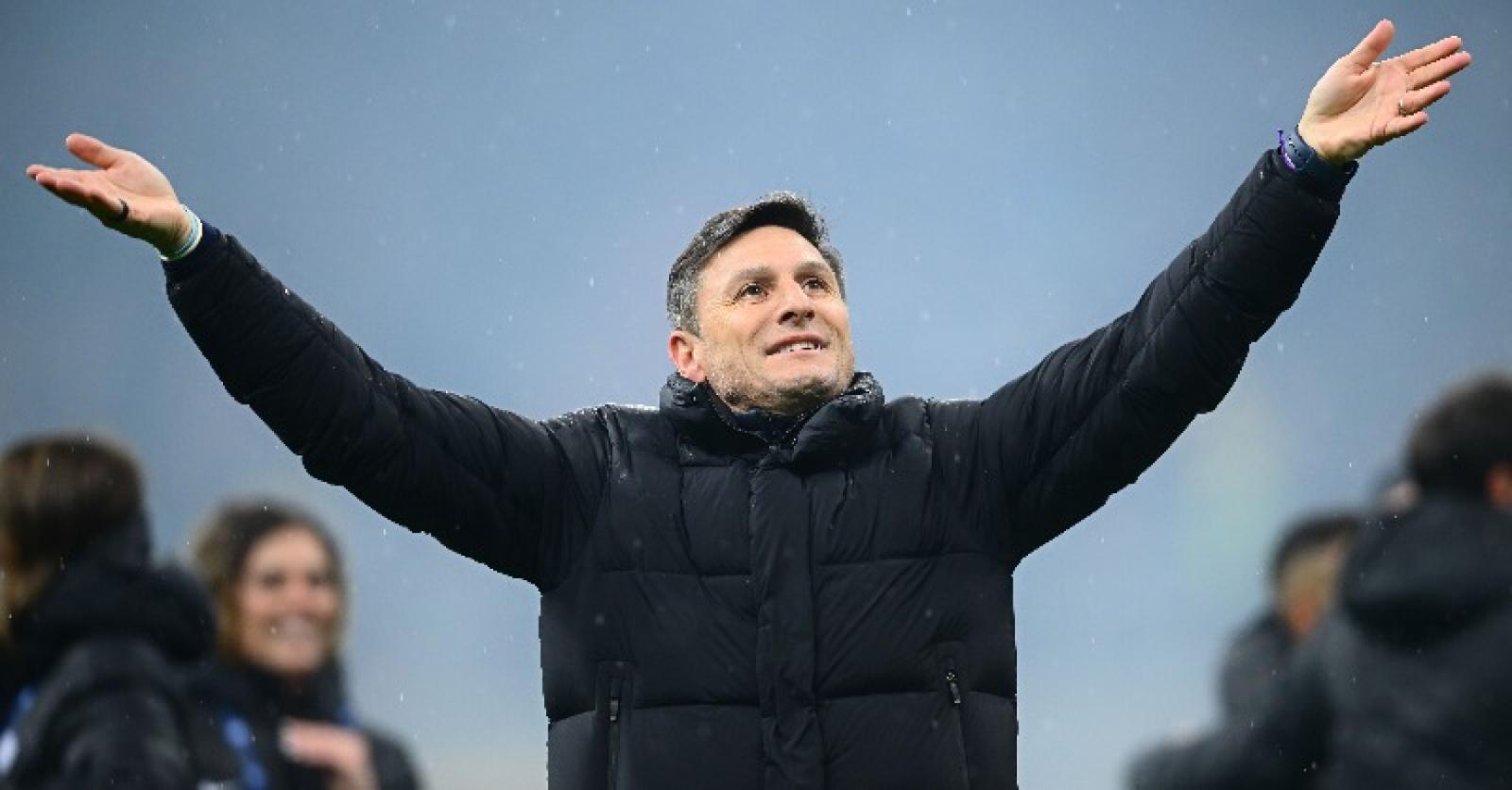 Imagen Javier Zanetti valoró el hecho de salir campeón ante el clásico rival.