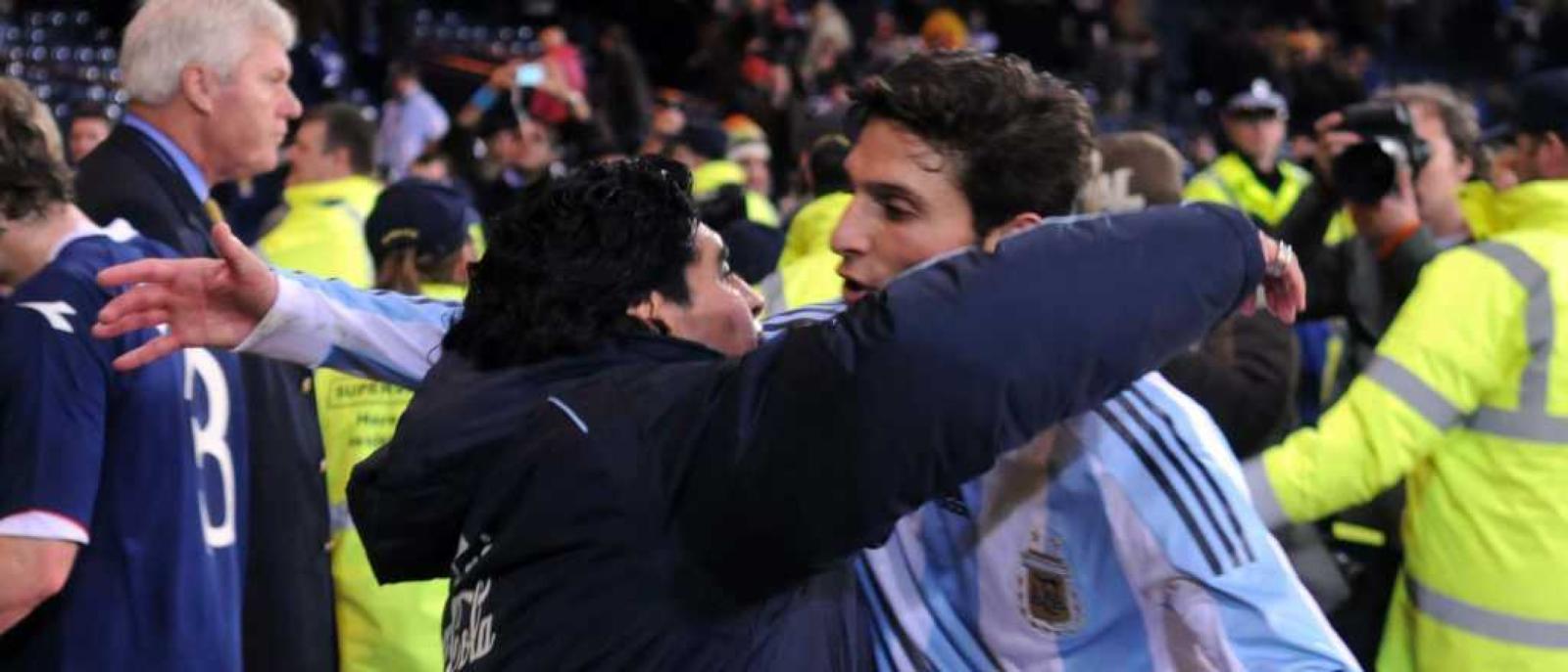 Imagen El Pupi planteó su desilusion con Maradona.