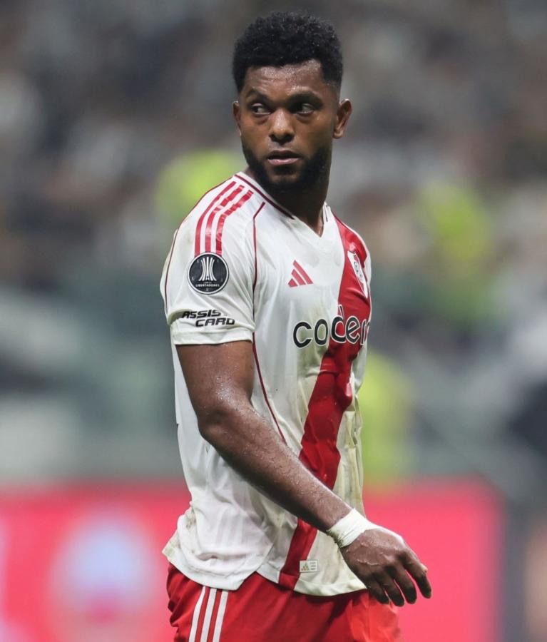 Imagen Si bien Borja quiere quedarse en River, su baja cláusula (4M) es una tentación para el mercado.