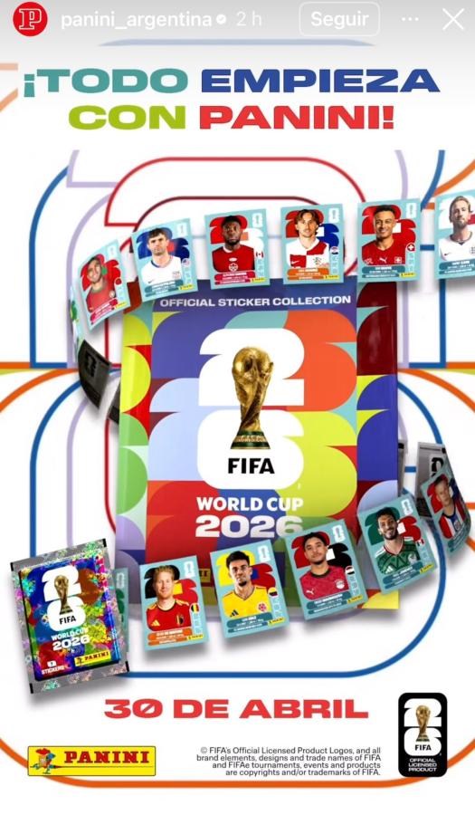 Imagen Así anunció Panini en redes sociales la fecha de lanzamiento en Argentina.
