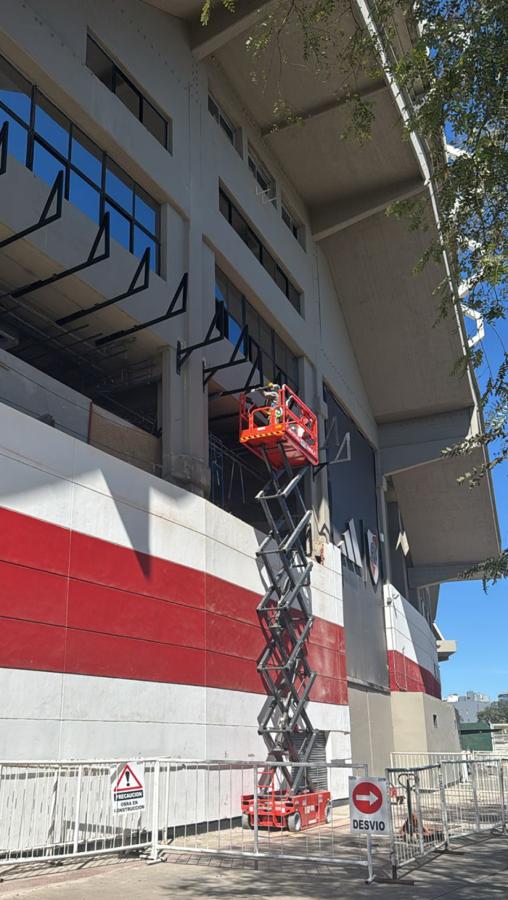 Imagen Un de las primeras imágenes de las obras nuevas en el Monumental.