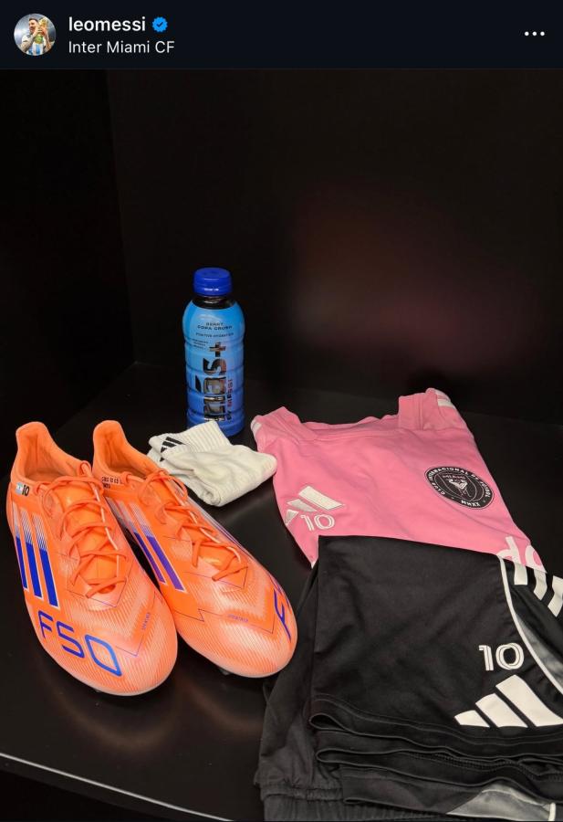 Imagen La foto subida por Messi a un día de la gran final de la MLS.
