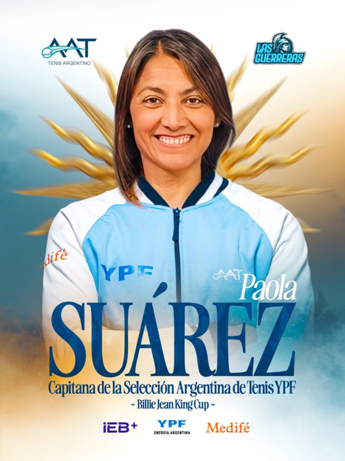Imagen Paola Suárez, nueva capitana del equipo argentino de la Billie Jean King Cup.