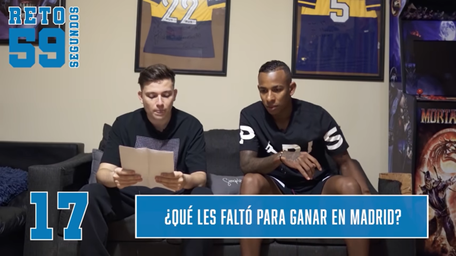 Imagen Sebastián Villa y un reto con Ezzequiel que dio que hablar