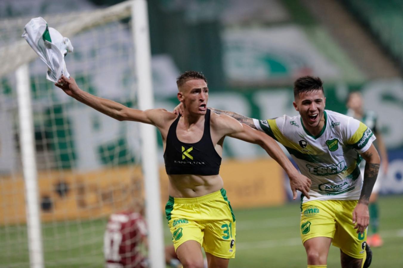 Imagen ¿Cómo se festeja un gol en la hora para ganar en Brasil? Andre Penner, AFP, POOL
