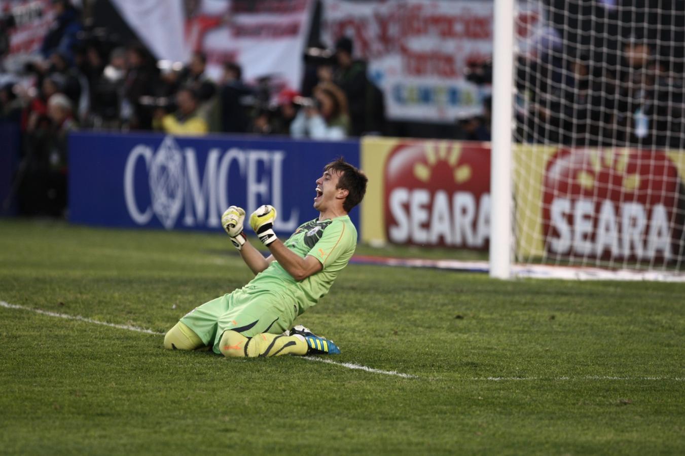 Imagen Fernando Muslera, el día que se consagró campeón de América.