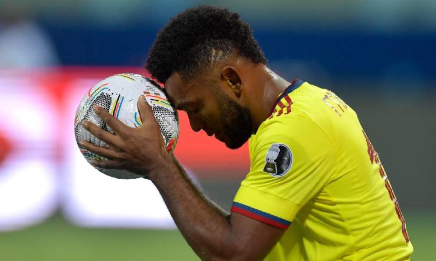 Imagen Miguel Borja no juega en la Selección de Colombia desde la Copa Ameríca de 2021.