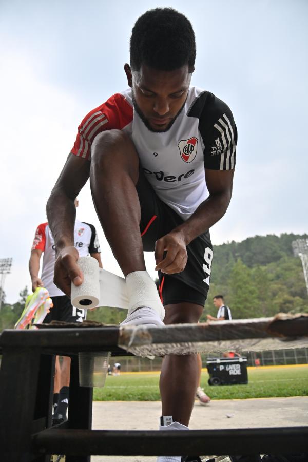 Imagen Miguel Borja será el único delantero en el debut de River en la Copa.