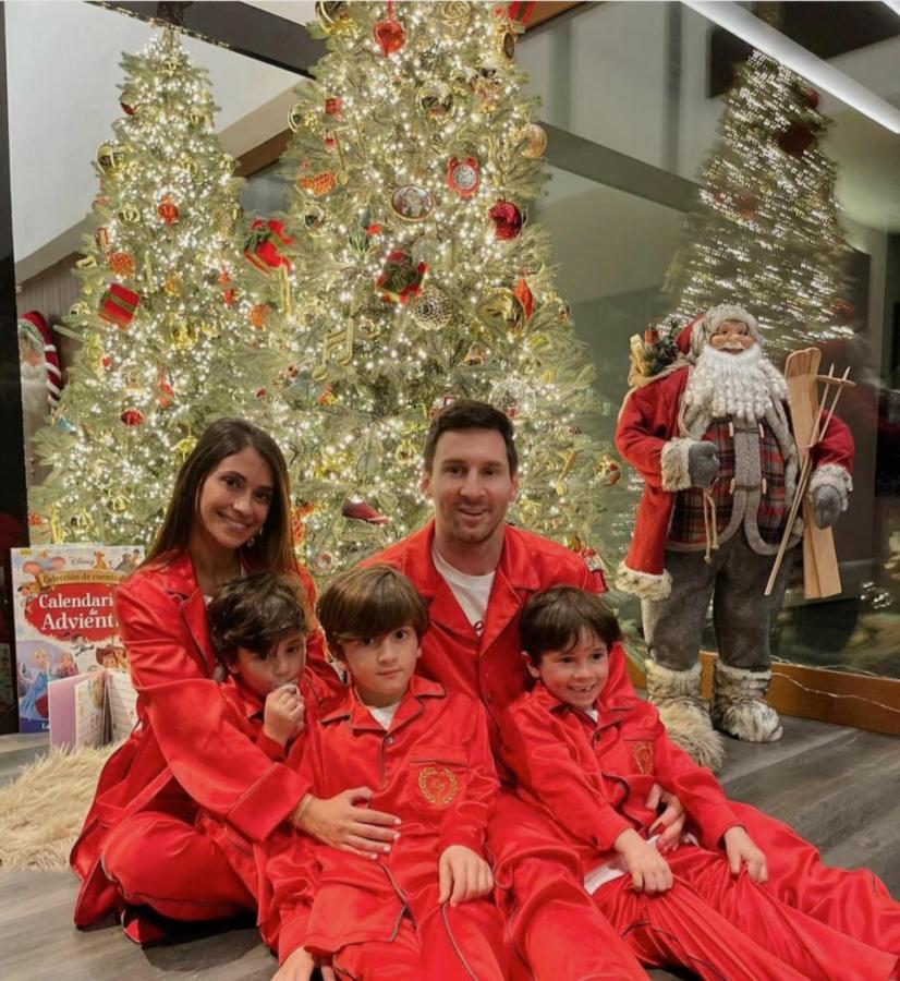 Imagen Messi, junto a su familia en Navidad