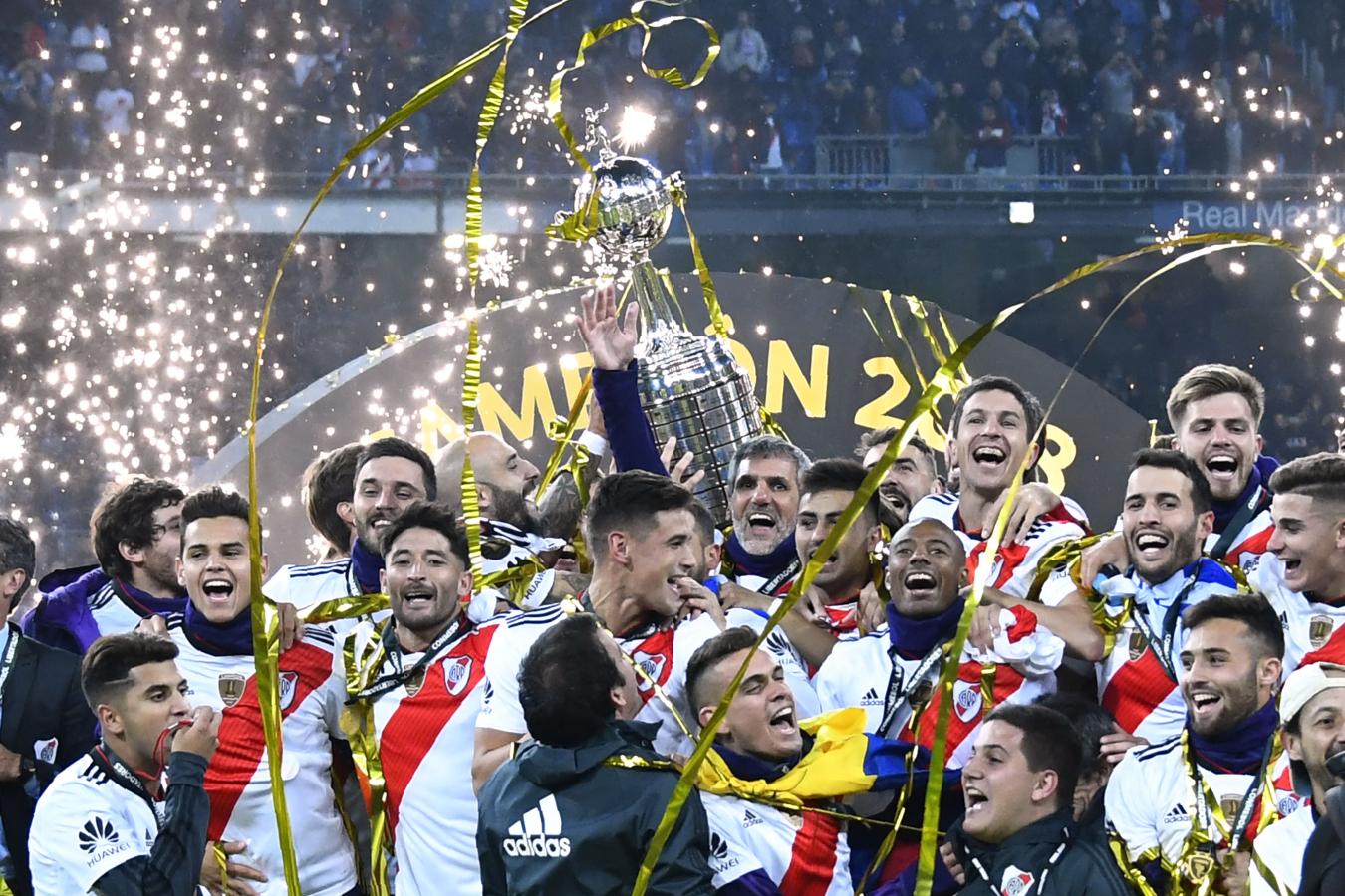 Imagen La conquista de la Copa Libertadores 2018, un momento inigualable en la historia de River. (Gabriel BOUYS / AFP)