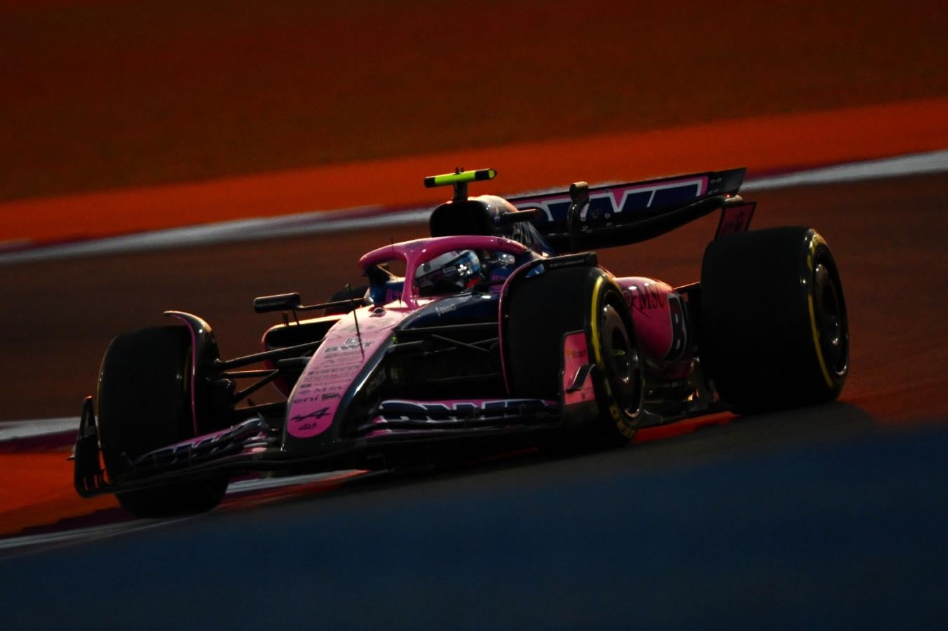 Imagen de Colapinto, último en la clasificación del Gran Premio de Qatar