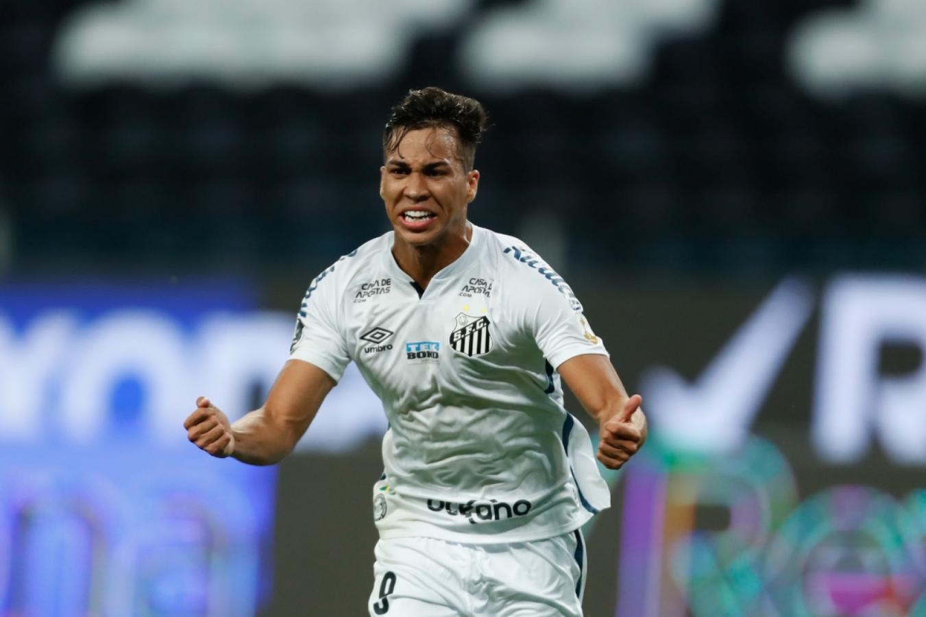 Imagen Kaio Jorge y el gol para Santos