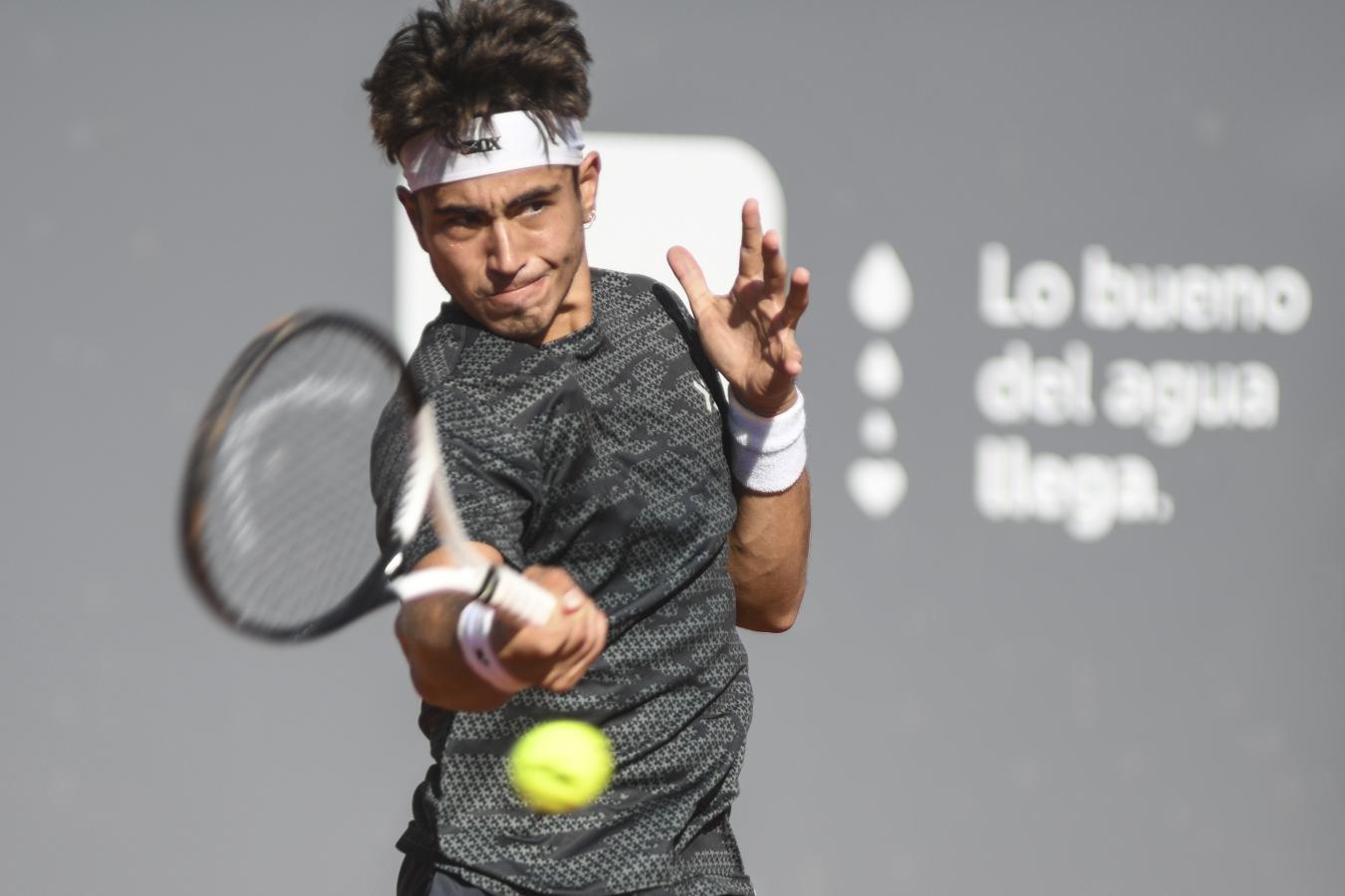 Imagen Francisco Comesaña, en el mejor momento de su carrera. Imagen: Asociación Argentina de Tenis (AAT).