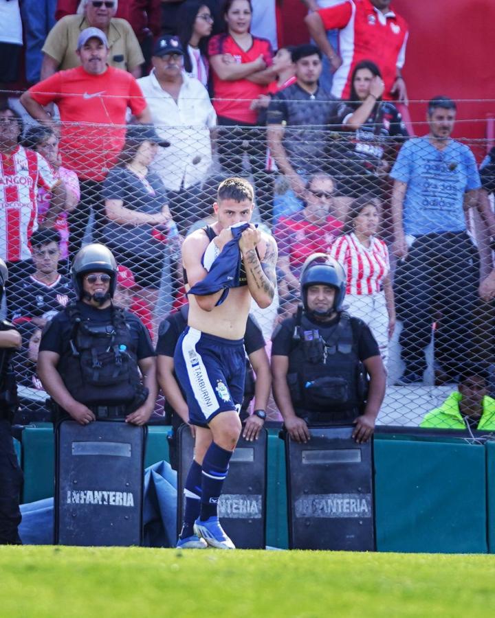 Imagen Mammini marcó el gol del empate final. Foto: Prensa Gimnasia