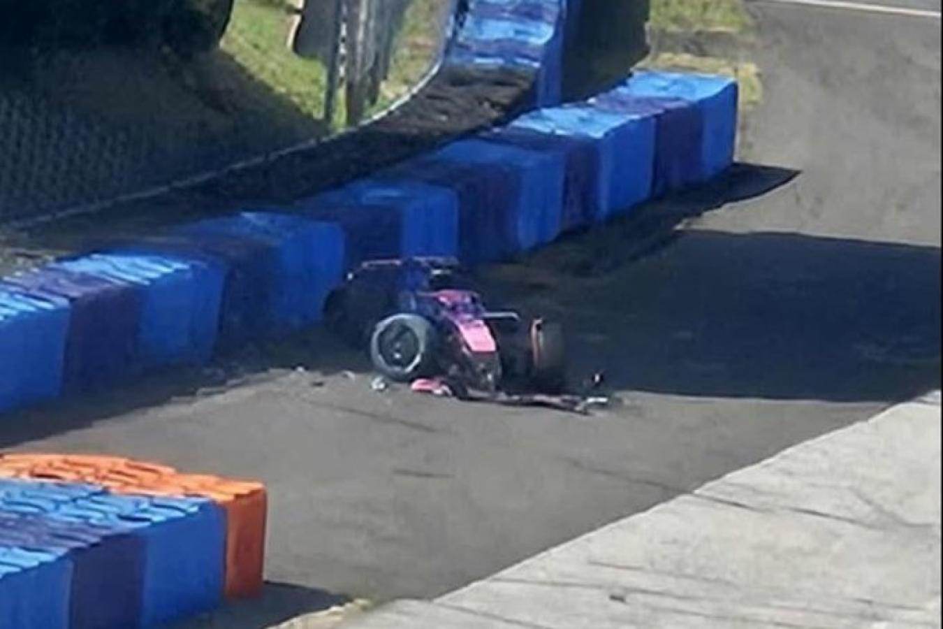 Imagen de Franco Colapinto sufrió un fuerte accidente con el Alpine en Hungría pero está bien