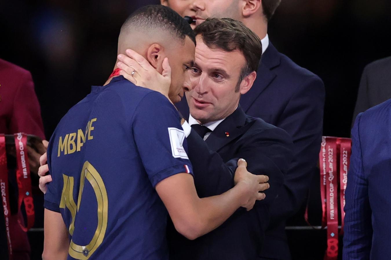 Imagen El presidente Macron gestiona personalmente la presencia de Mbappé en los Juegos Olímpicos.