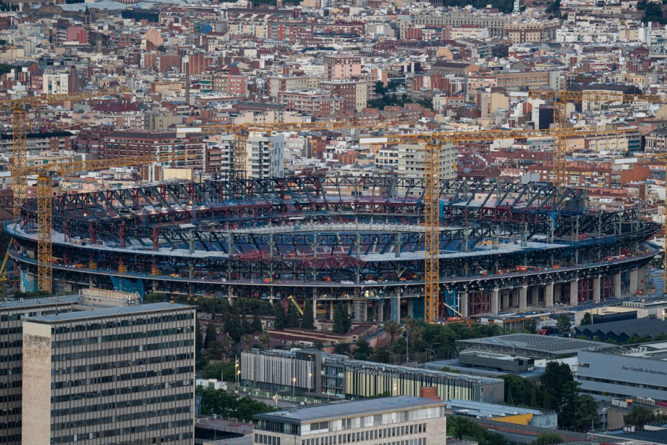 Imagen Las obras en el Camp Nou se retrasaron y la fecha de regreso es incierta.