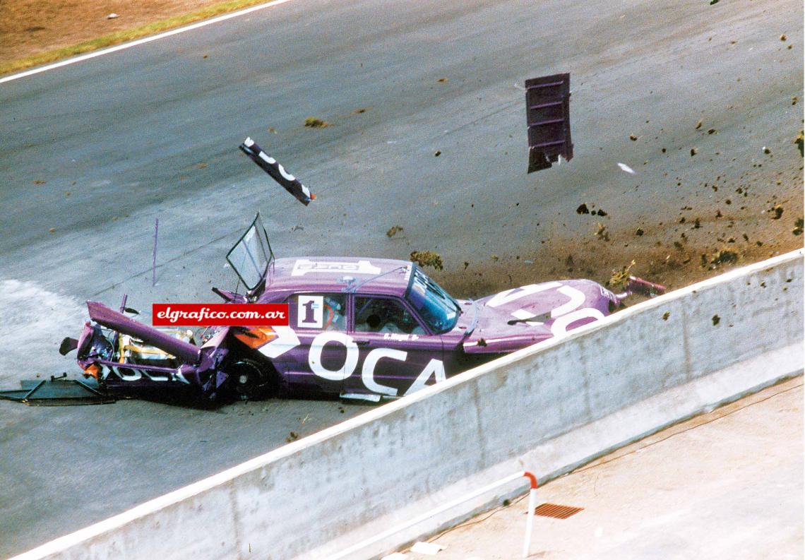 Tremenda piña en Mar de Ajó en 1998.