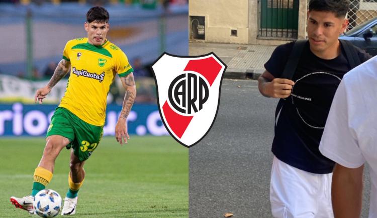 Imagen de River se refuerza más: revisión médica para Agustín Sant'anna