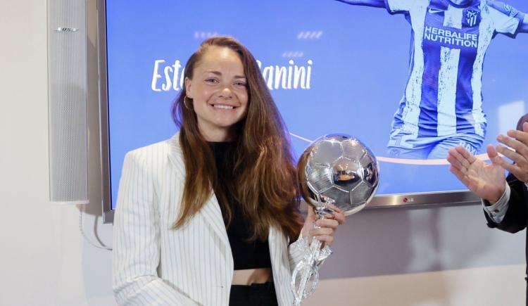 Imagen de Estefanía Banini, reconocida como Mejor Jugadora Iberoamericana 2023