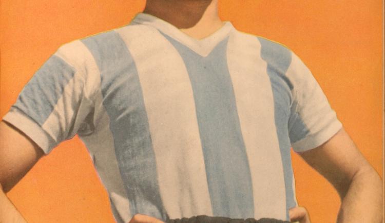 Imagen de 13 de febrero de 1942, Ángel Perucca en la Selección