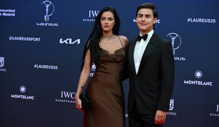Imagen de Paulo Dybala, presente en los Premios Laureus
