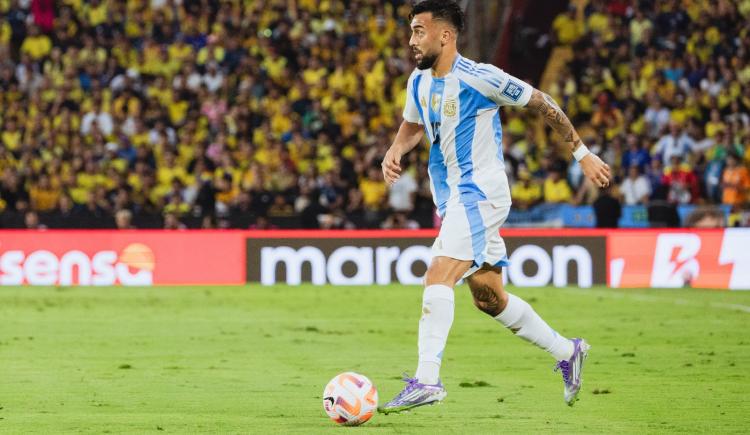 Imagen de La chicana de Nicolás González a la Selección de Ecuador