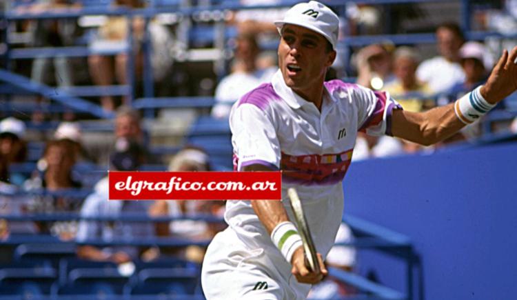 Imagen de 1994. Ivan Lendl en Buenos Aires