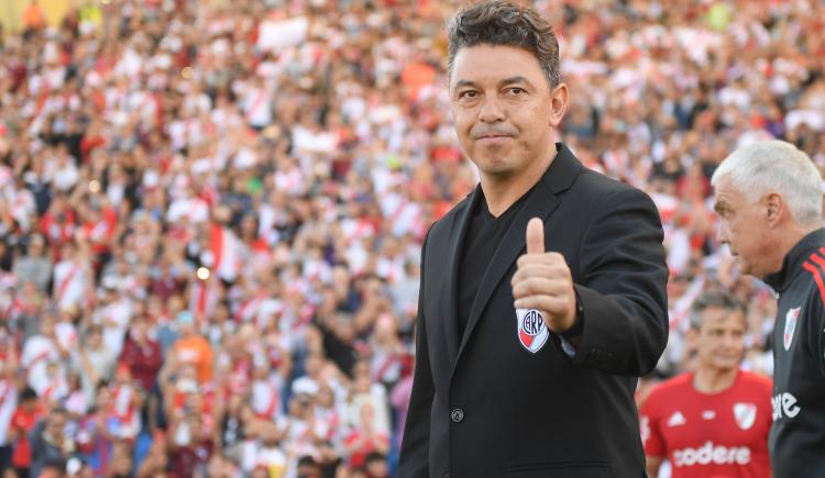 Imagen de Marcelo Gallardo, a pura emoción: "Nunca me voy a ir porque River es parte de mi vida"