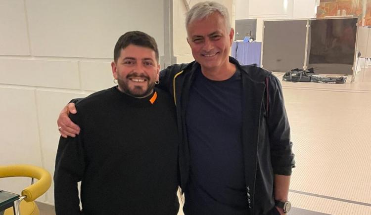 Imagen de Diego Jr. y su encuentro con Mourinho