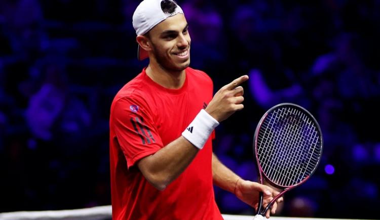 Imagen de Francisco Cerúndolo, el ancho de espadas del resto del mundo en la Laver Cup