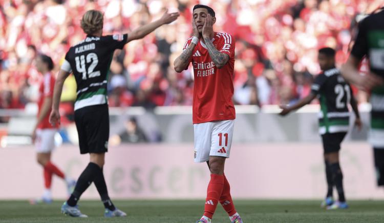 Imagen de Con Di María y Otamendi, Benfica dejó pasar la chance de ser líder de la Liga Portuguesa