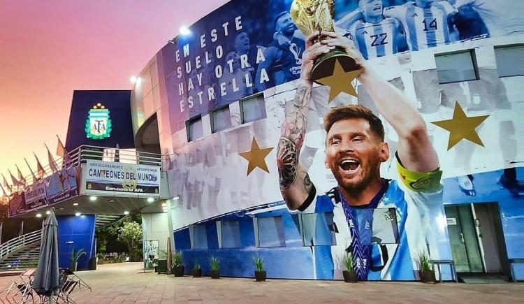 Imagen de Festejo en Ezeiza por el aniversario del Mundial