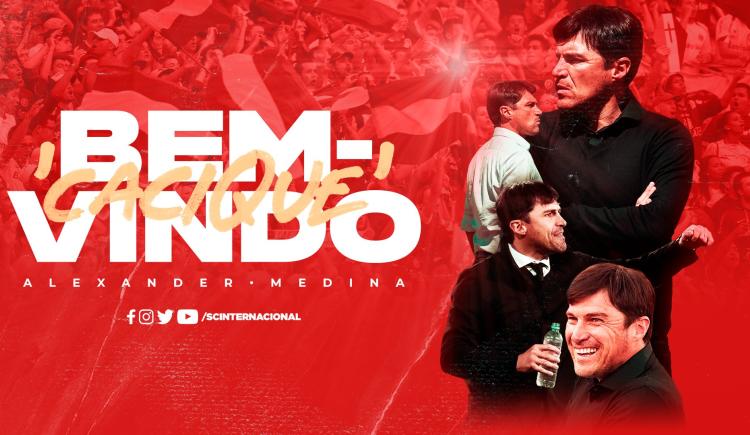 Imagen de EL "CACIQUE" MEDINA FUE PRESENTADO EN INTERNACIONAL