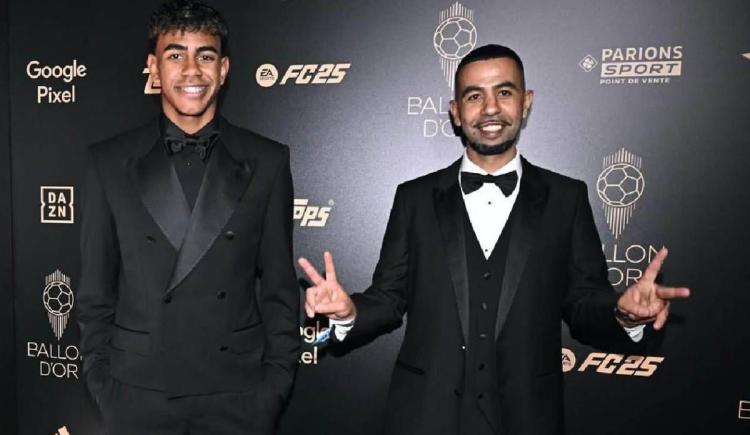 Imagen de Las bombas del padre de Lamine Yamal luego de que su hijo no ganara el Balón de Oro